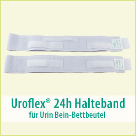 Janmed: Uroflex® 24h Halteband, für Urin Bein-Bettbeutel