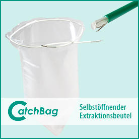 CatchBag®: Selbstöffnender Extraktionsbeutel für die minimalinvasive Chirurgie